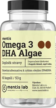 Přírodní produkt Mentis Lab Omega 3 DHA Algae 60 cps.