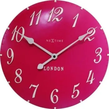 Hodiny Designové nástěnné hodiny 3084rz Nextime v aglickém retro stylu 35cm