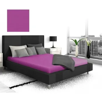 Prostěradlo Prostěradlo jersey levandule 41 - 180 x 200 cm dvoulůžko