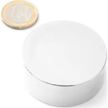 Dekorativní magnet Neodymový magnet kotouč Ø 50 mm, v. 20 mm, síla 71 kg