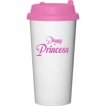Termohrnek Cestovní termohrnek s uchem s potiskem Disney princess termohrnek