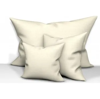 Dekorativní polštářek Povlak na polštář smetanový - 70 x 90 cm