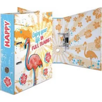 Pákový pořadač A4 Happy plameňák