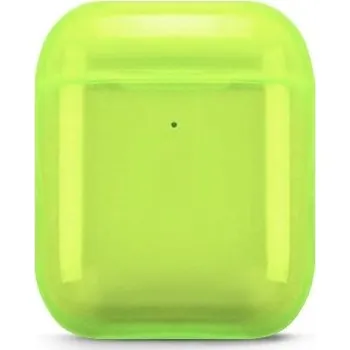 Pouzdro na mobilní telefon Neonový ochranný obal pro AirPods 1 / 2 - zelený