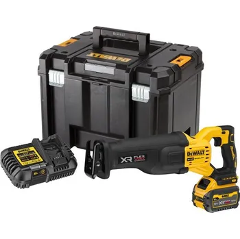 DeWalt DCS386T1 18V FVA mečová pila, 1 x 6,0 Ah, kufr