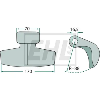 Příslušenstí k soustruhu Kladívko 18063-M-1