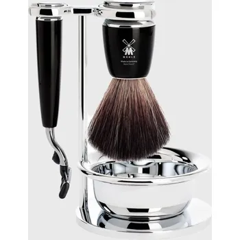 Mühle Rytmo Black Fibre Mach3 čtyřdílná sada na holení