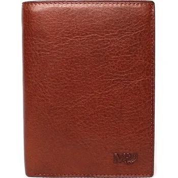 Pánská luxusní hladká kožená peněženka Marta Ponti no. B315R + RFID hnědá | KabelkyproVas.cz