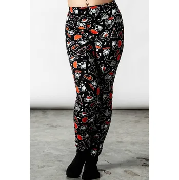 Dámské noční prádlo kalhoty dámské (pyžamo) KILLSTAR - Gnomies Lounge - Black - XL