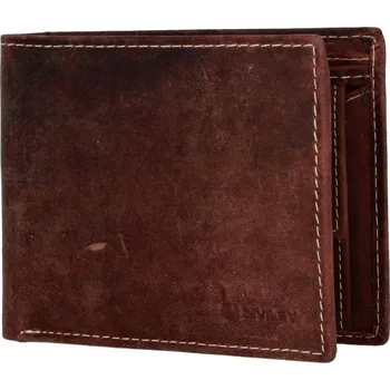 Peněženka Diviley | Pánská kožená peněženka Diviley Boho hnědá | allBAGS.cz