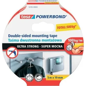 Lepicí páska Páska montážní Tesa Powerbond 19 mm x 5 m, oboustranná