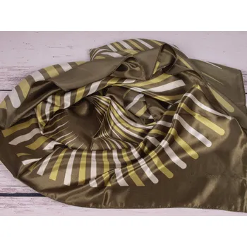 Šála OSTATNÍ šátek zelený se vzorem