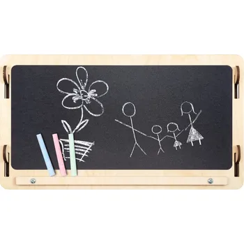 Dřevěná hračka BusyKids Náhradní díl k Activity board domečku - střecha s tabulí