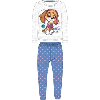 Dívčí pyžamo Dívčí Pyžamo Tlapková Patrola Skye Hearts, modré, vel. 110, 128cm Velikost: 128cm