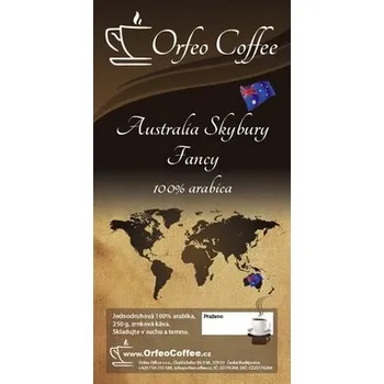 Káva Orfeo Coffee Australia Skybury Fancy zrnková káva 250 g – Luxusní australská káva pro náročné požitkáře Orfeo Coffee Australia Skybury Fancy zrnková káva přináší jedinečný zážitek z vysoce kvalitních kávových zrn pěstovaných na slavné farmě Skybury v Aust