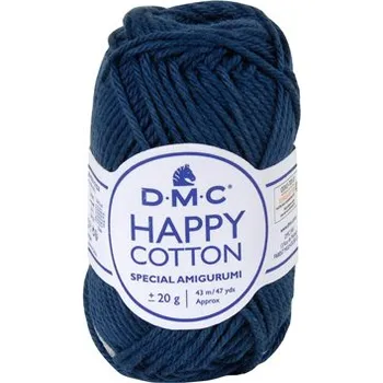 Příze Příze HAPPY COTTON 20g, tmavě modrá - odstín 758