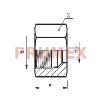 Matice Matice převlečná M2 18L M26x1,5