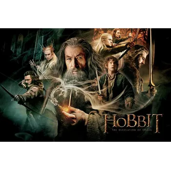 Plakát Plakát, Obraz - Hobit: Šmakova dračí poušť