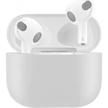 Ochranný silikonový obal pro AirPods 3 - bílý