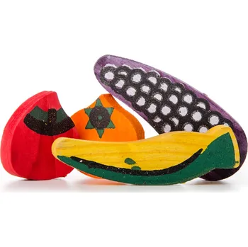 JK ANIMALS, mix hraček ovoce ze dřeva, 2–6 cm, hračka pro hlodavce