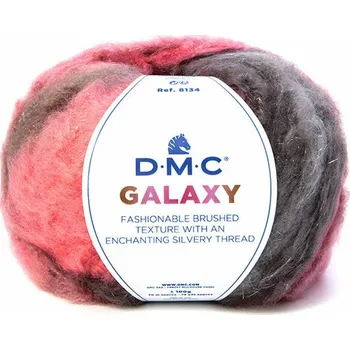 Příze Příze GALAXY 100g, černorůžovošedá - odstín 456