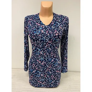 Dámská tunika Halenka JIKLASA 40, Barva Modrá, Velikost M40 , Materiál 96% Viskoza 4% Lycra