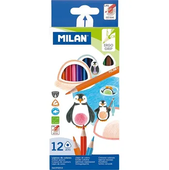 Pastelky Milan trojhranné 0722312, 12ks
