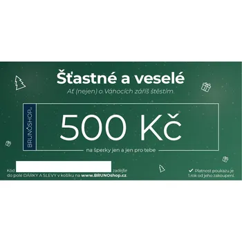 Souprava šperků BRUNOshop.cz Elektronický poukaz VÁNOČNÍ 500 Kč