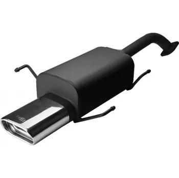 Zadní díl výfuku ULTER SPORT Sportovní výfuk NISSAN 100NX 1990-1996, 2x koncovka kulatá 70mm Vyberte motor: 1,6i 60/70/75kW COUPE