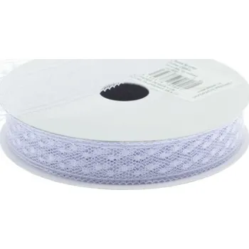 Stuha Paper Design Stuha krajka 17mmx9m šedá s puntíkem, bez drátku