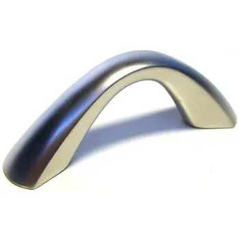 Nábytkové kování Úchytka BUMERANG 64 mm - NIKL mat.