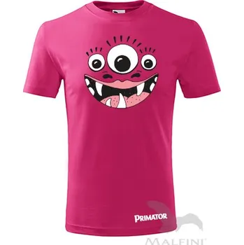 Pánské tričko Triko KSICHTÍK - dětské/růžové Barva: Růžová, Velikost: S (7-8 let)