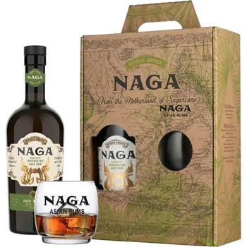 Rum Naga Rum Java Reserve + sklenice 0,7 l 40 %