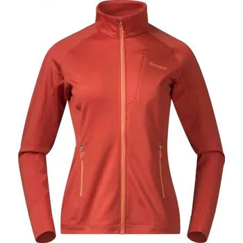Dámská softshellová bunda Bergans Skaland W Jacket Barva: Červená, Velikost: L
