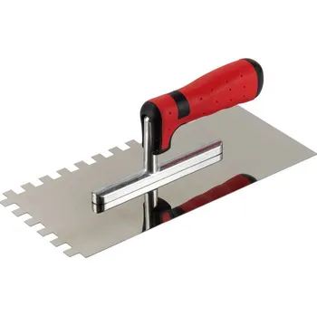 Zednické hladítko DEMA Americké hladítko zoubkované 10 mm 280x130 mm AGK10