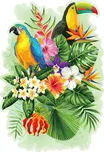 Wooden City Tropičtí ptáci 300 dílků