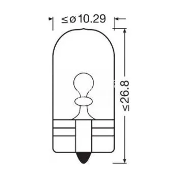 Autožárovka Žárovky OSRAM W5W 12V Cool Blue Intense 2825CBN-02B (2ks)