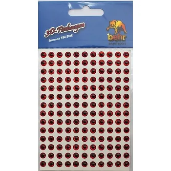 SAMOLEPÍCÍ 3D OČI RED 5MM-154KS