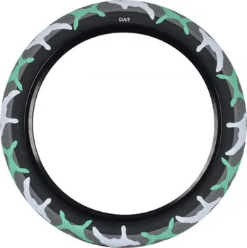 Plášť na kolo Plášť BMX - CULT Vans 16" - Teal Camo / Black Wall