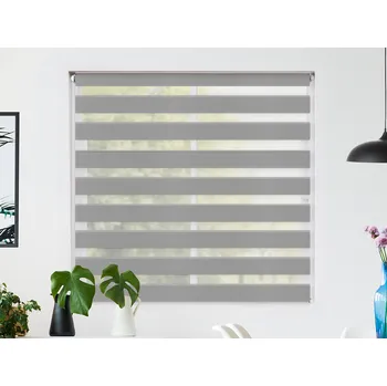 Roleta FEXI Zatemňovací Roleta Den a noc, Nature tmavá skála, A 019 v POLO kazetě, 150x30 cm