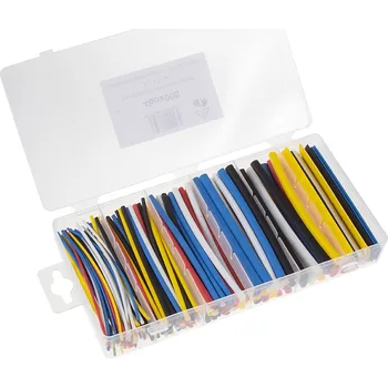 Auto elektroinstalace Sada barevných smršťovacích bužírek 2:1, 170 ks