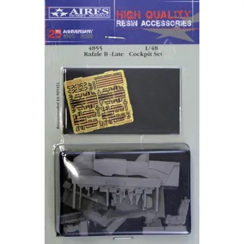 Plastikový model Aires 1/48 Rafale B - late cockpit set (REV)