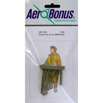 Plastikový model Aerobonus 1/32 French Air Force WWII Pilot (1 fig.)