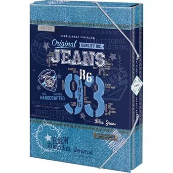 desky na sešit Argus Box na sešity A4 Blue Jeans