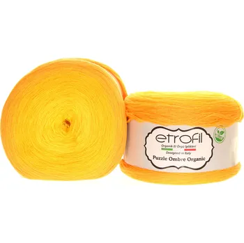 Příze Etrofil Puzzle Ombre Organic žlutá 02