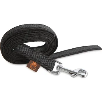 Vodítko pro psa Firedog Pogumované vodítko 20 mm 1 m bez ručky Barva: Černá