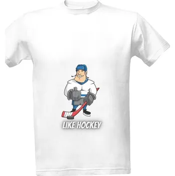 Tričko s potiskem Like Hockey pánské