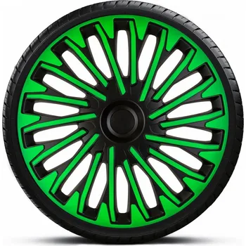 Poklice na kolo Ozdobné kryty kol, poklice 13" SOHO GREEN BLACK 4ks