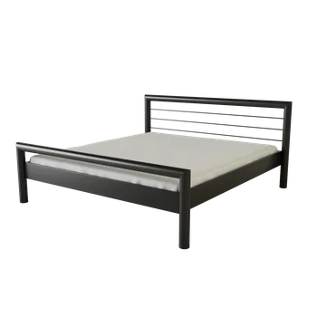 Postel kovová postel London Povrchová úprava: bílá, Rozměr: 160 x 200 cm