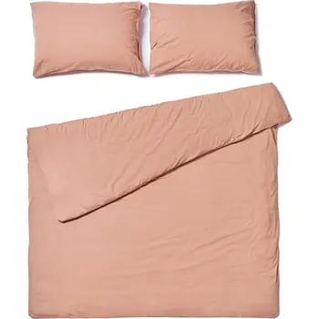 Povlečení Přírodně hnědé povlečení na dvoulůžko ze stonewashed bavlny Bonami Selection, 200 x 220 cm ID_1412999